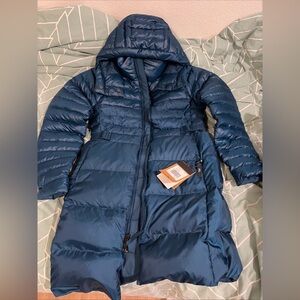 The North Face Ruby Parka Women’s Size M Midnight Petrol Down Jacket NWT $300